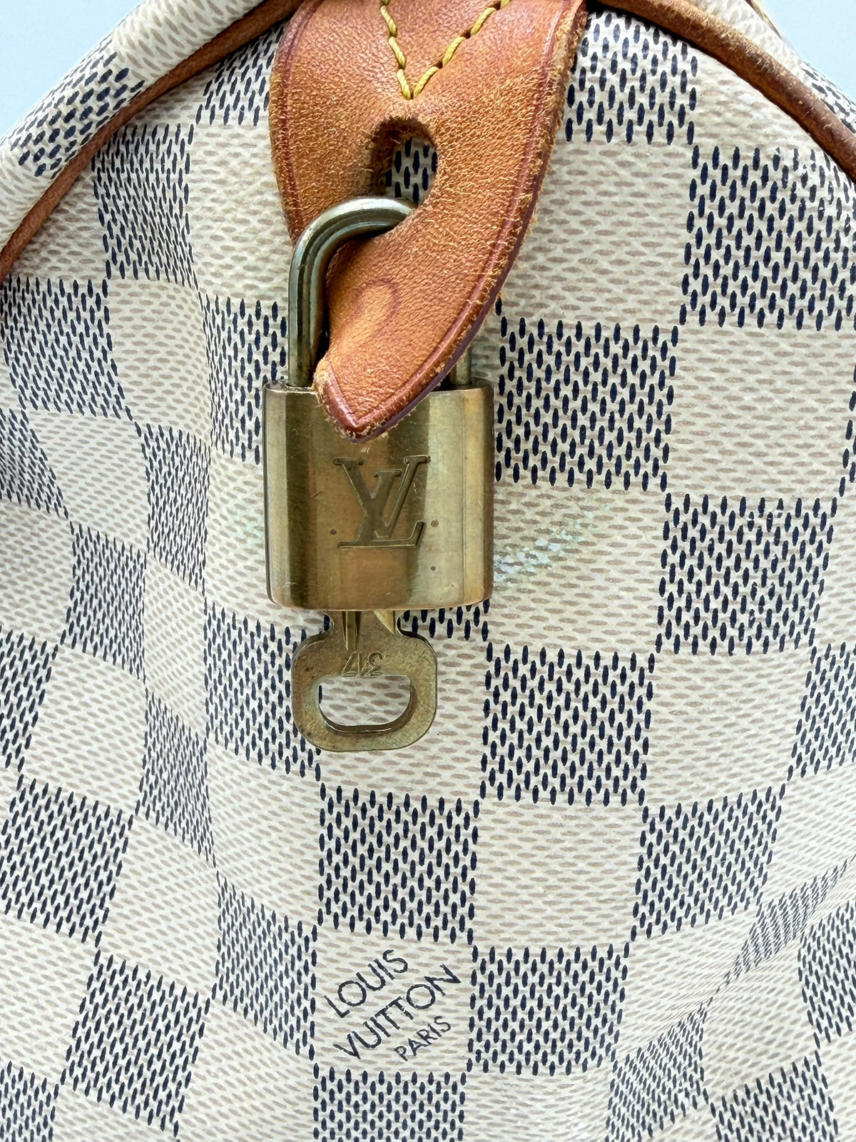 Louis Vuitton Speedy30 Azur Damier